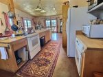 Great large central kitchen with two ovens and all the kitchen items you need to cook and serve meals